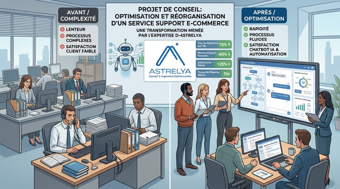 Optimisation et Réorganisation Service Support E-Commerce